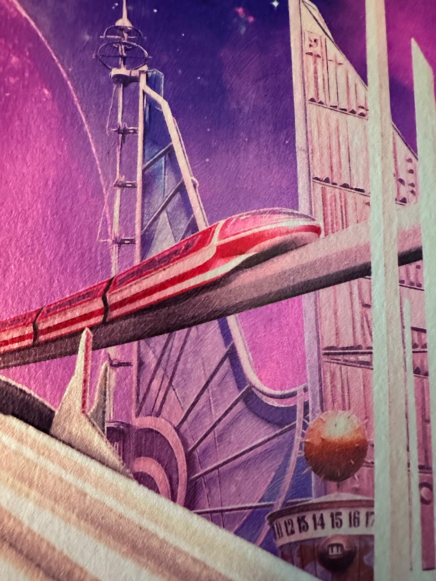 Kevin Wilson – Space Mountain Disney Ride, 12 x 24 in, art print, image 6