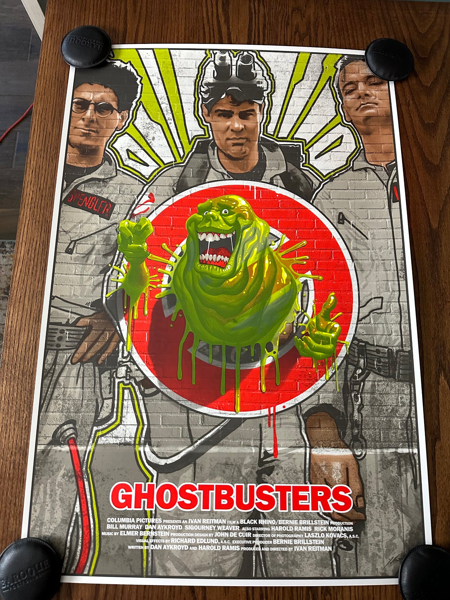 Yvan Quinet – Ghostbusters, 24 x 36 in, poster
