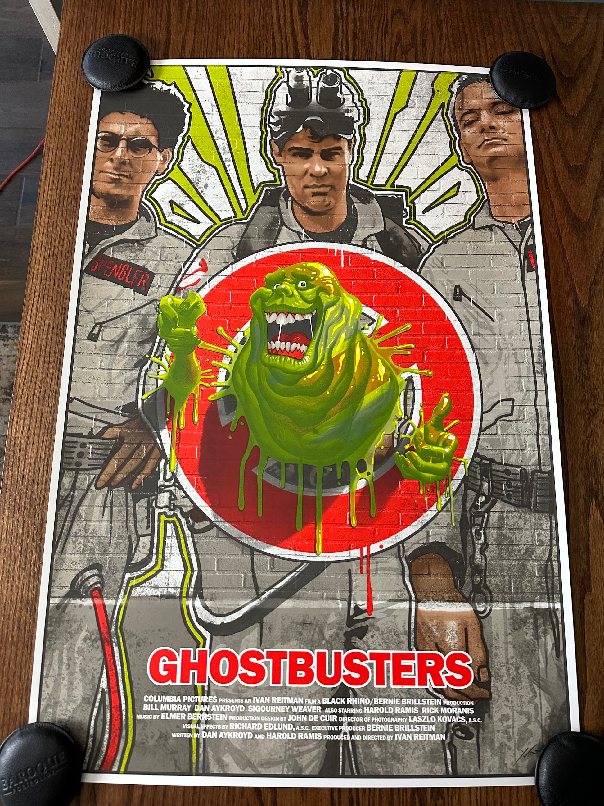 Yvan Quinet – Ghostbusters, 24 x 36 in, poster