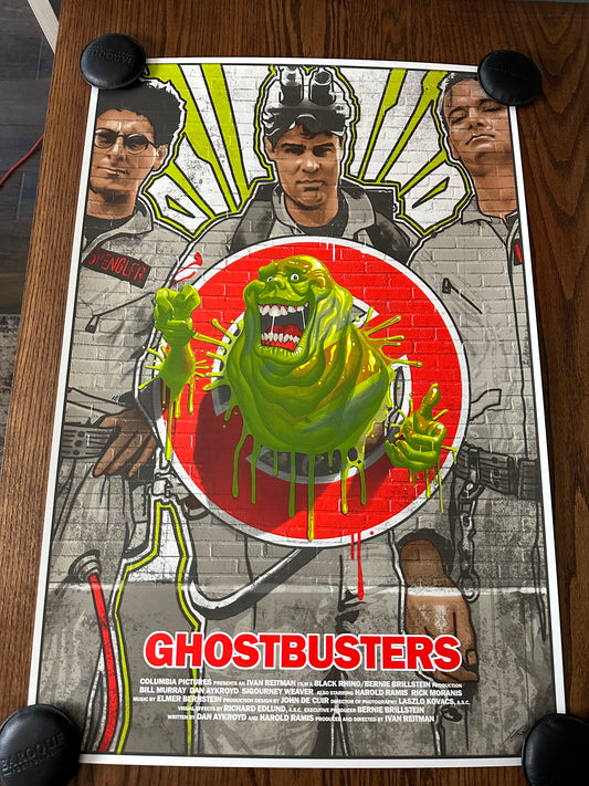 Yvan Quinet – Ghostbusters, 24 x 36 in, poster