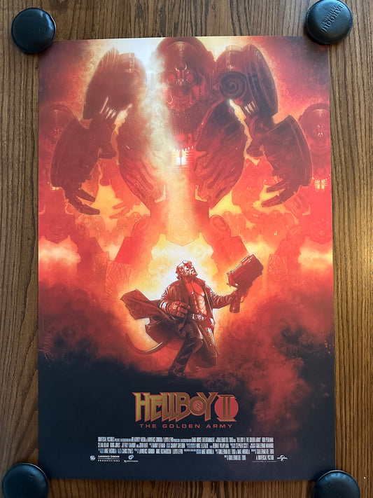 Drew Struzan – Hellboy II The Golden Army, 24 x 36 in, poster, image 3