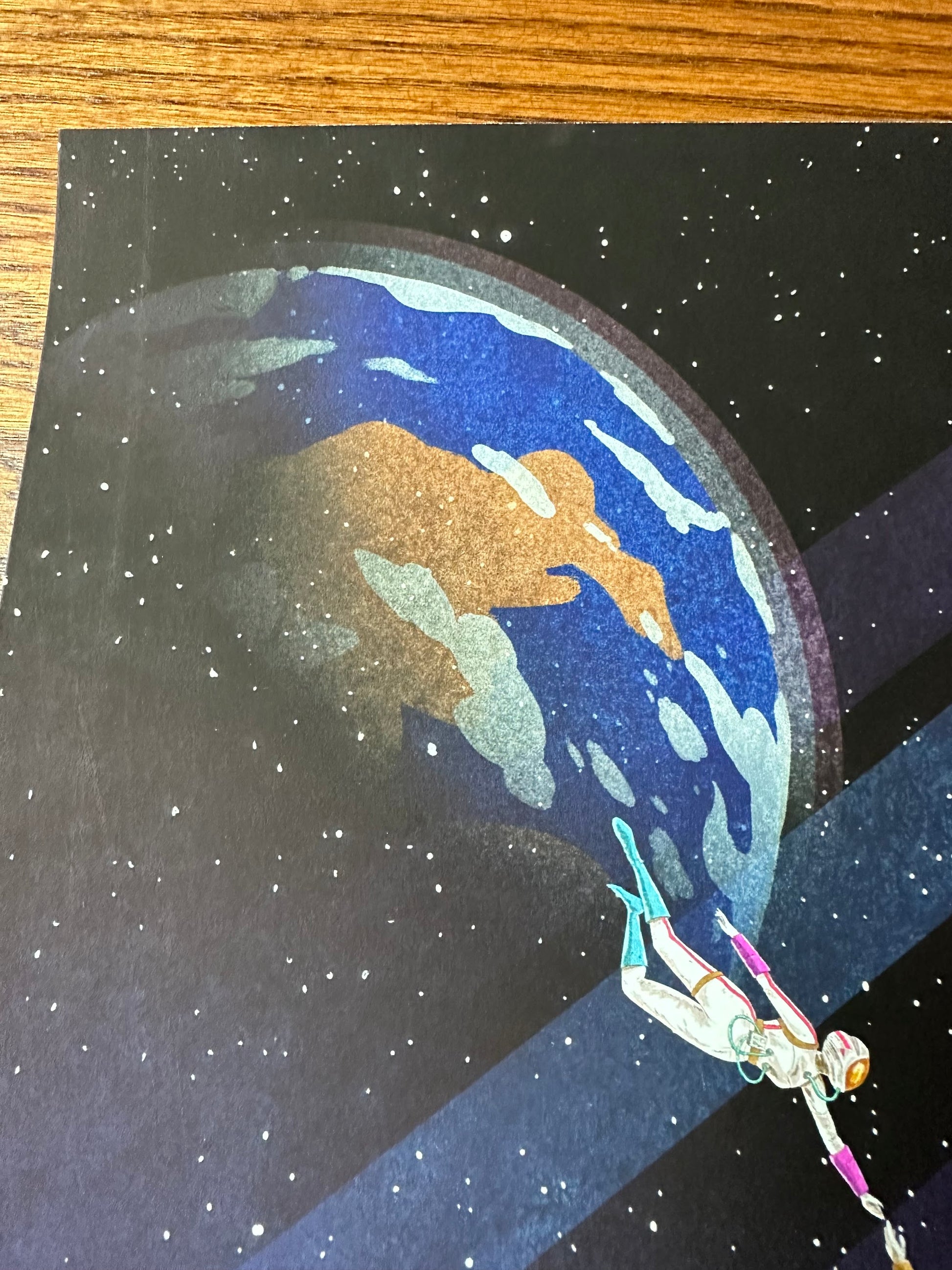 JJ Harrison – Astronaut in Space, 12 x 15 3/4 in, art print, image 2