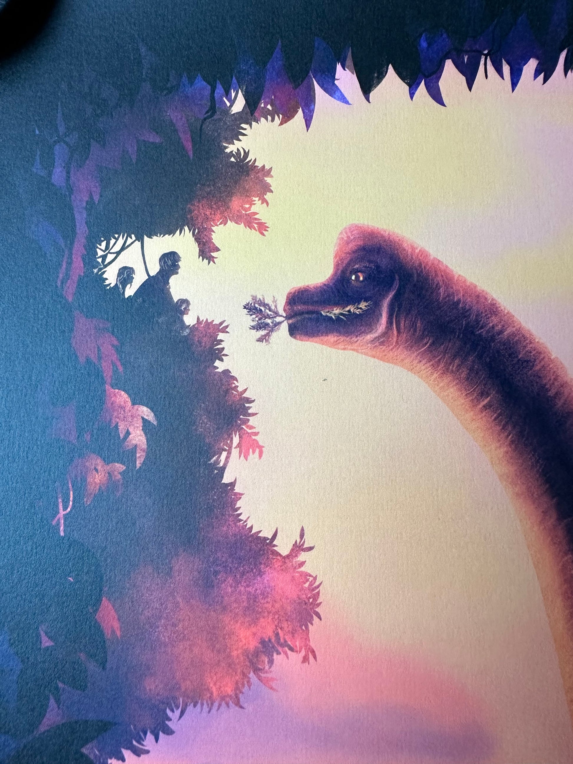 Carly AF – Jurassic Park Brachiosaurus, 16.5 x 23.4 in, art print, image 2