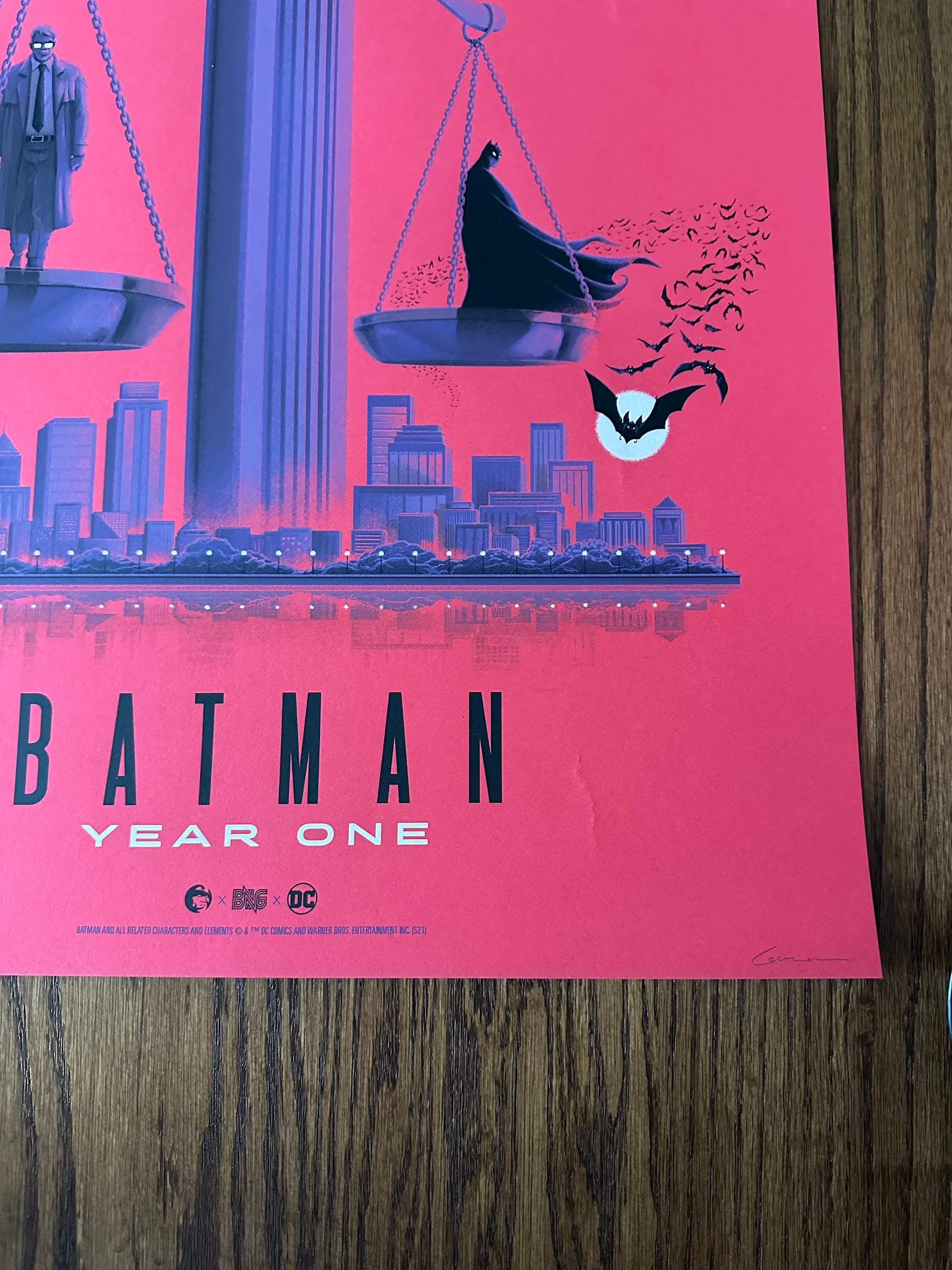 Patrick Connan – Batman Year One Variant, 18 x 24 in, art print, image 2