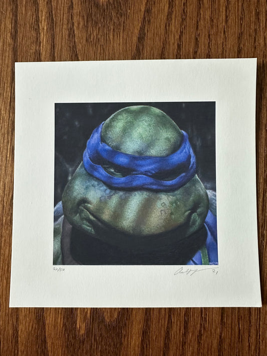Ashton Gallagher – Teenage Mutant Ninja Turtles Donny Portrait, 6 x 6 in, art print