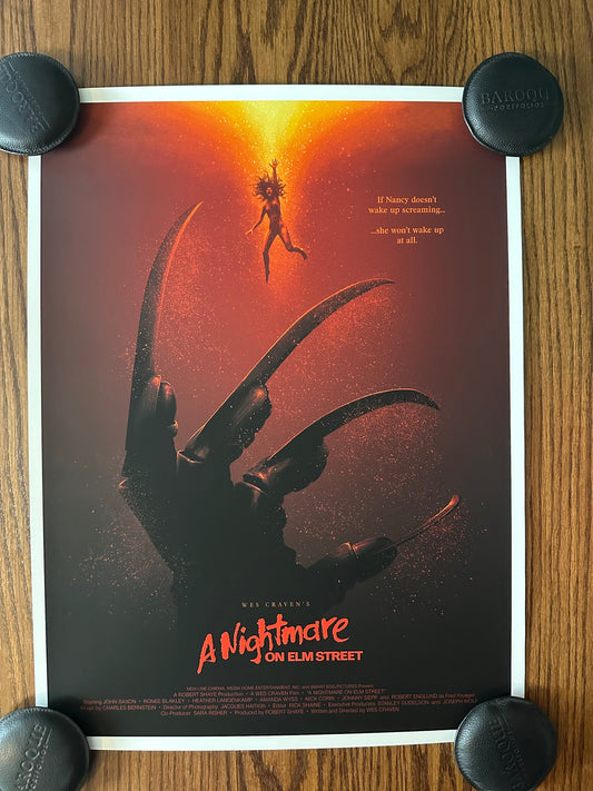 Adam Rabalais – Nightmare on Elm Street Red Variant, 18 x 24 in, art print