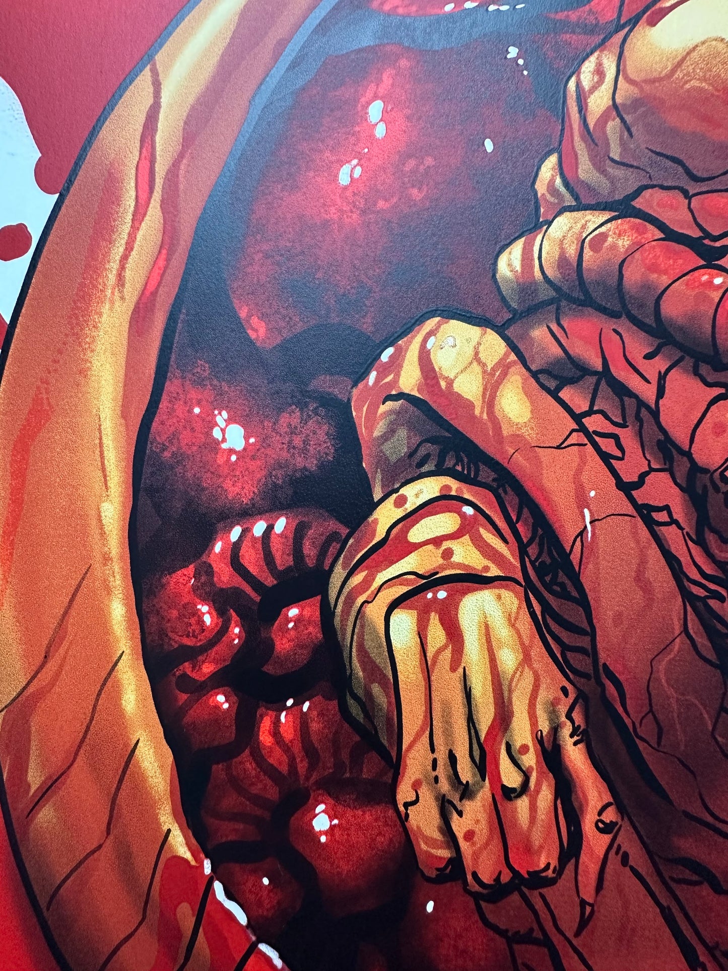 Yvan Quinet – Alien, 24 x 36 in, poster, image 3