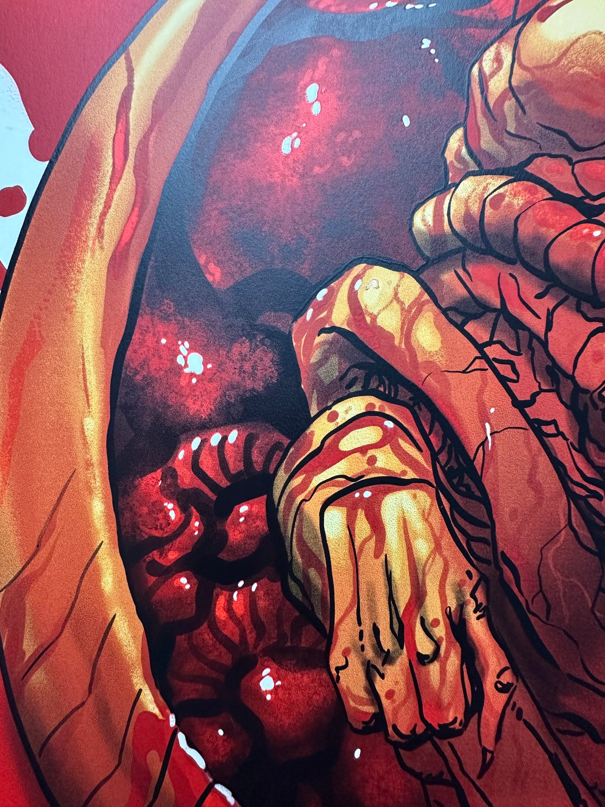 Yvan Quinet – Alien, 24 x 36 in, poster, image 3