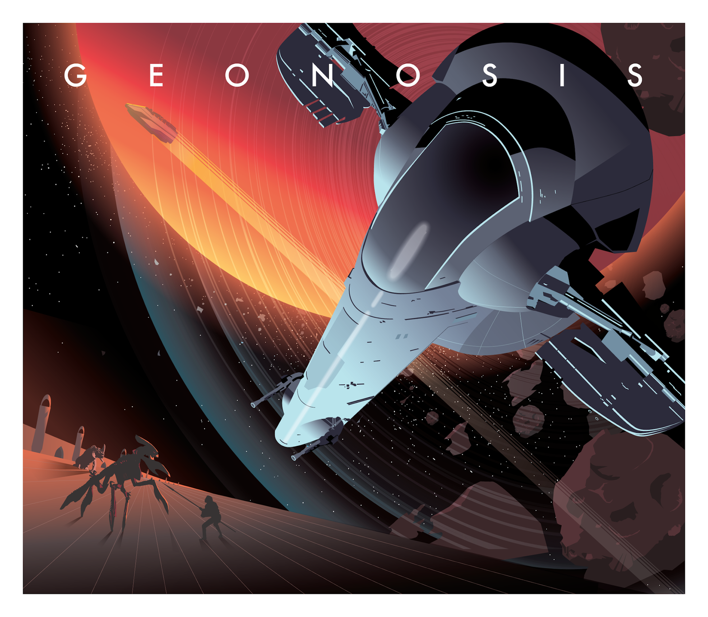 Craig Drake – Star Wars Geonosis Handbill, 4 3/4 x 5 in, art print, image 4