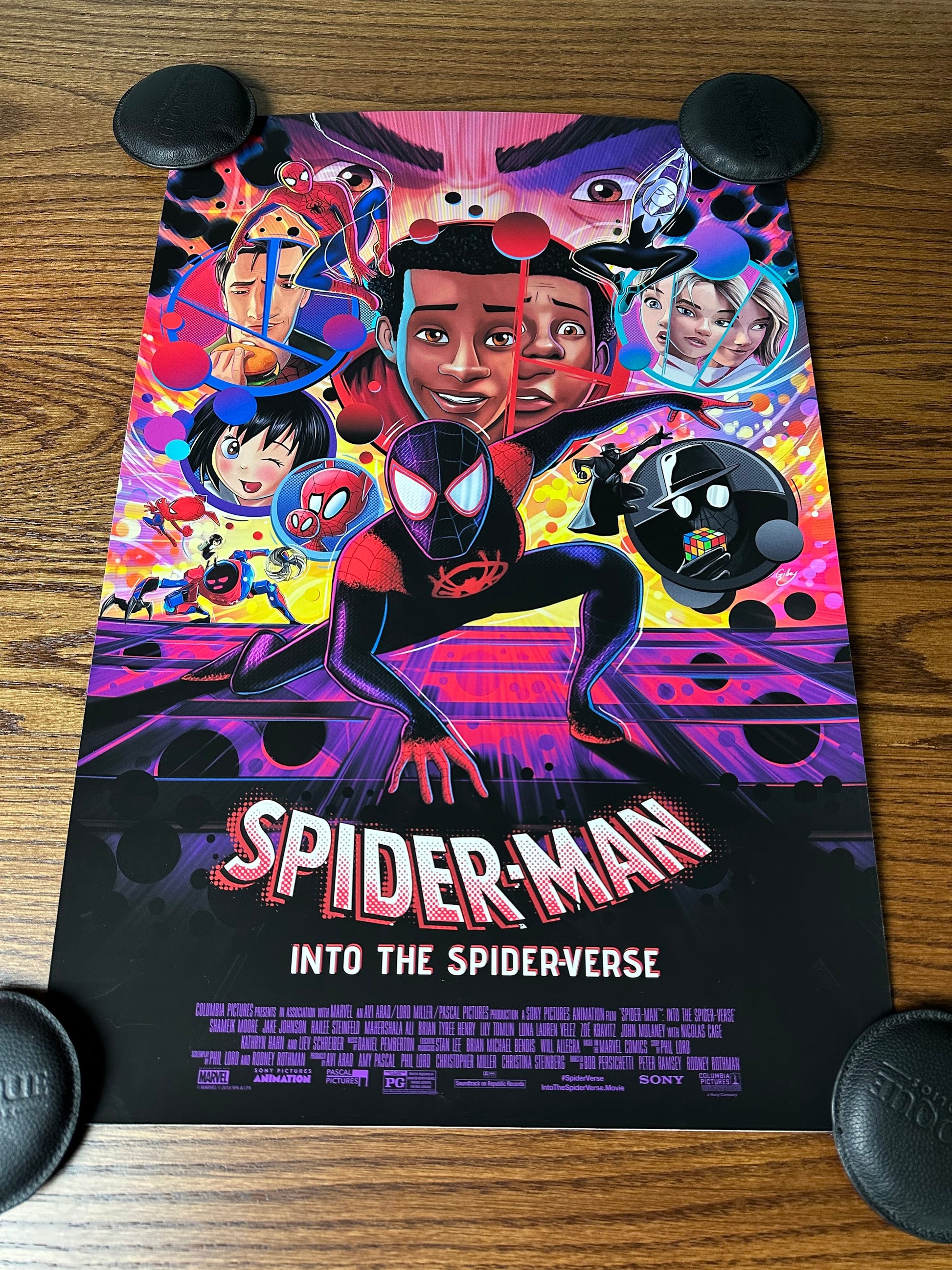 Sam Gilbey – Spider-Man Into the Spider-Verse, 16 x 24 in, art print