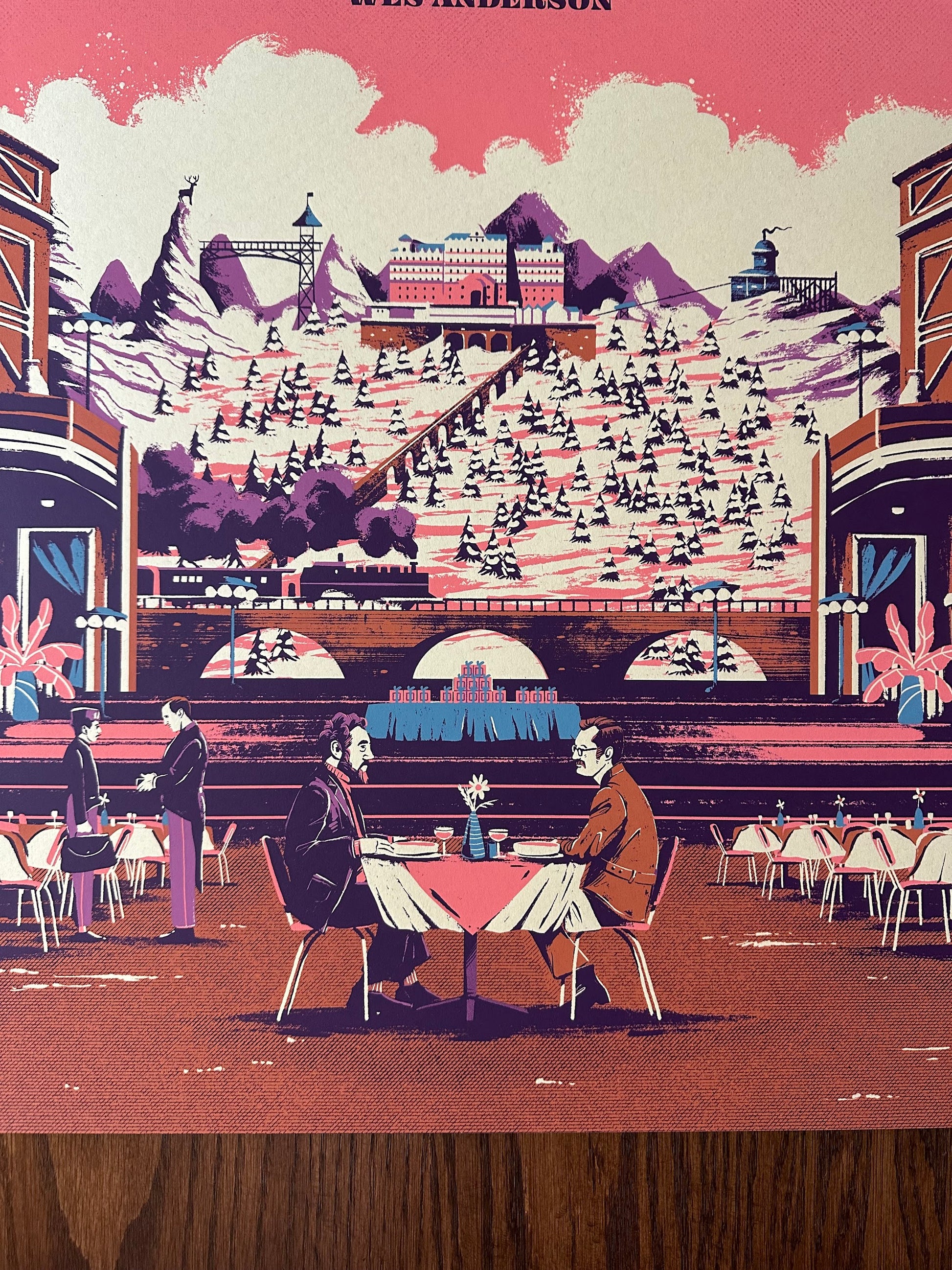 Marie Bergeron – The Grand Budapest Hotel, 24 x 36 in, poster, image 4