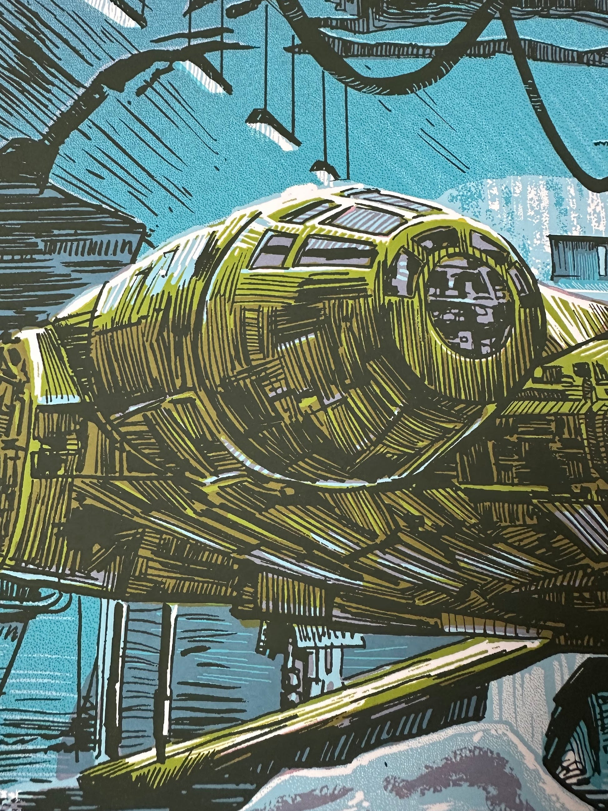 Tim Doyle – Star Wars Millennium Falcon, 30 x 20 in, art print, image 6