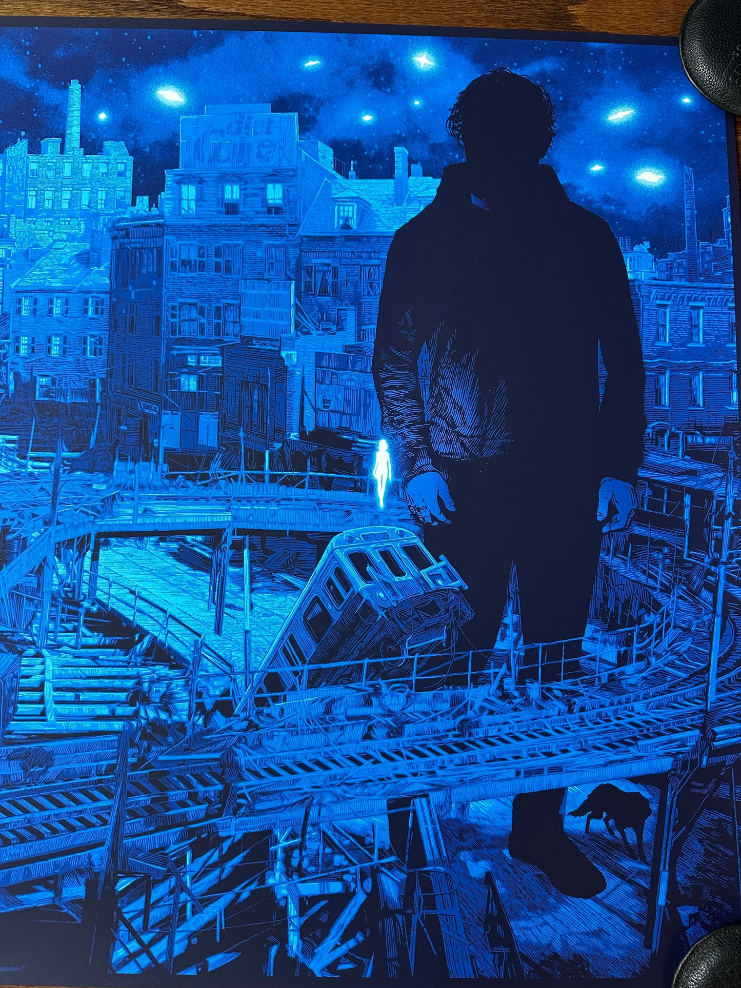 Daniel Danger – Everything is Quieter, 36 x 24 in, poster, image 4