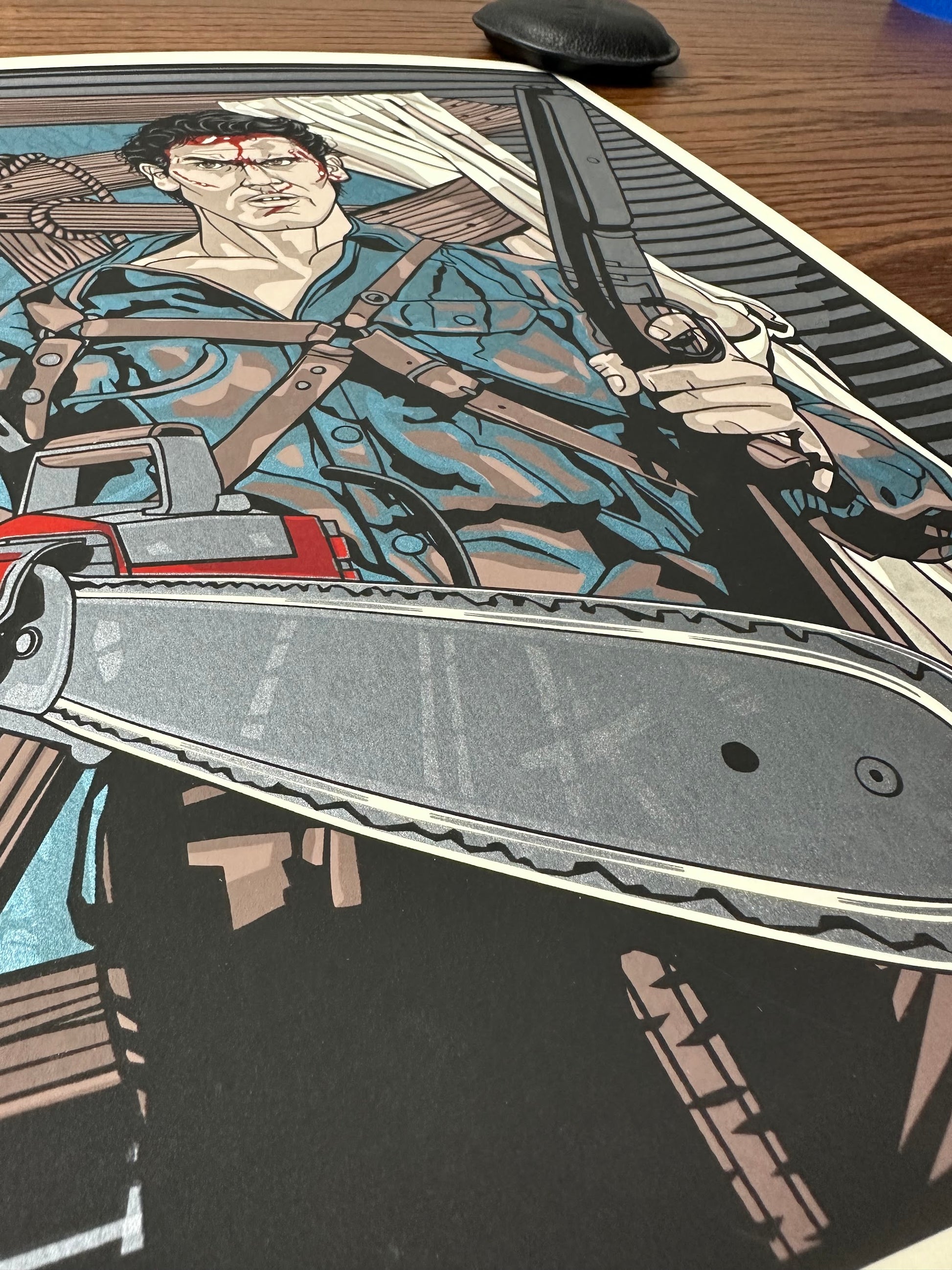 New Flesh – Army of Darkness Ash Portrait, 12 x 16 in, art print, image 6