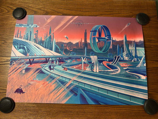 Kevin Tong – Disney's Tomorrowland, 36 x 24 in, poster