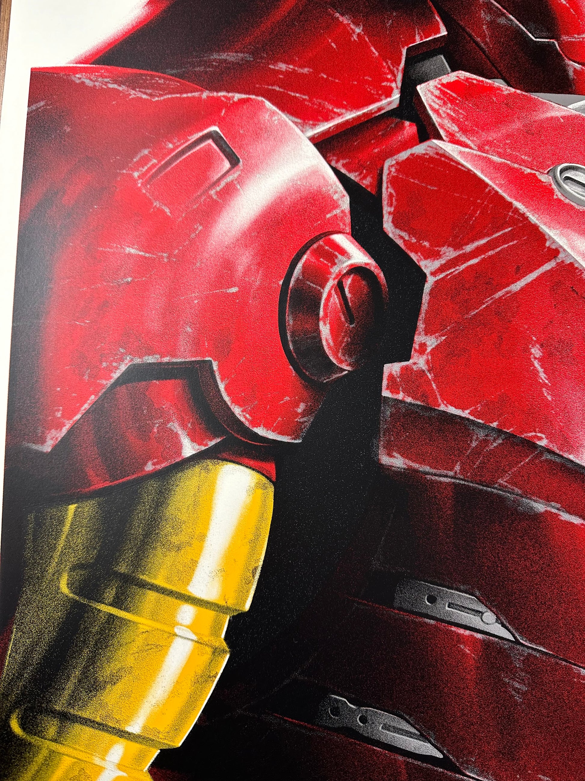 Phantom City Creative – Iron Man Mark III Battle Variant, 24 x 36 in, poster, image 4
