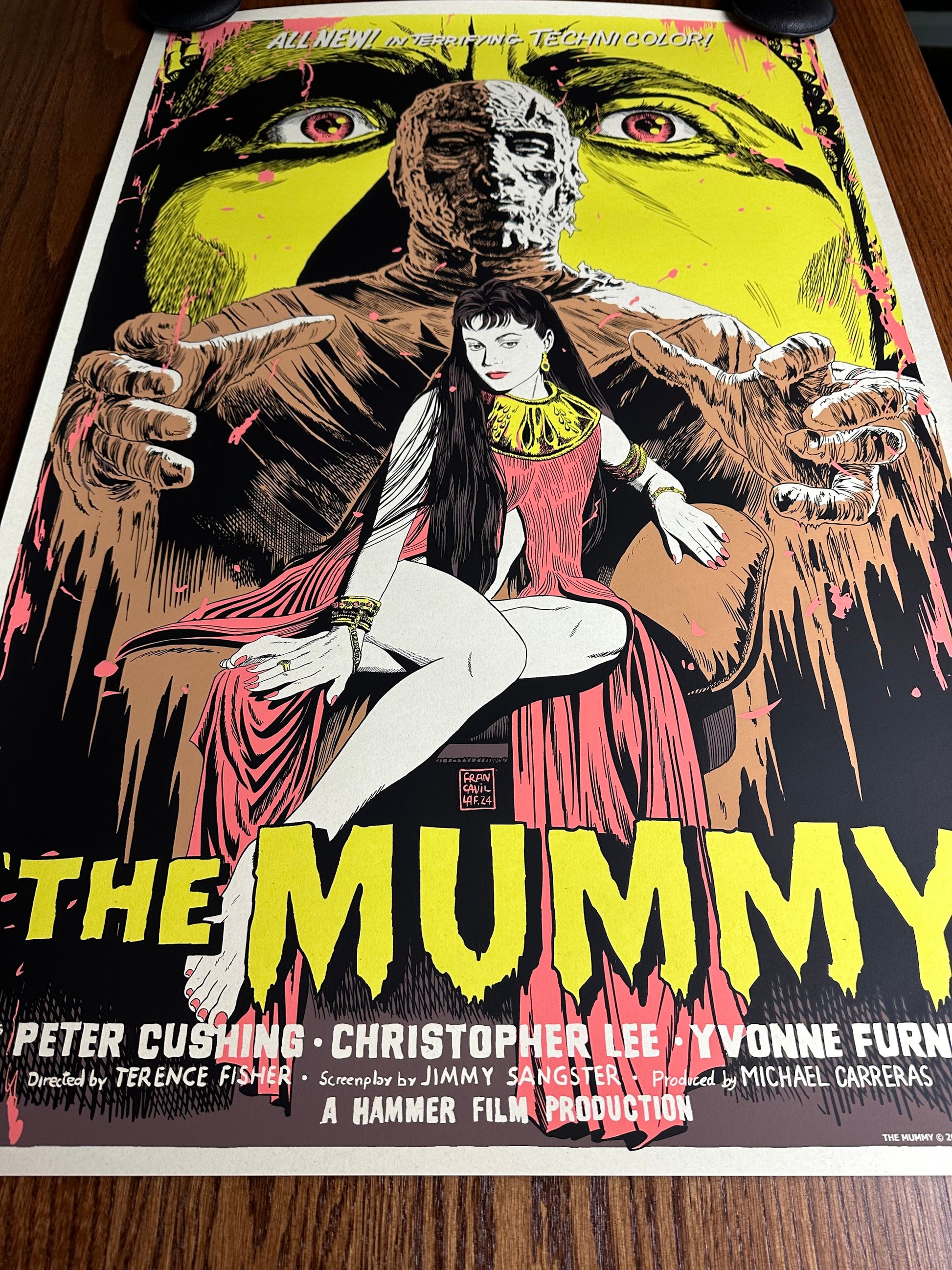 Francesco Francavilla – The Mummy Variant, 24 x 36 in, poster, image 4