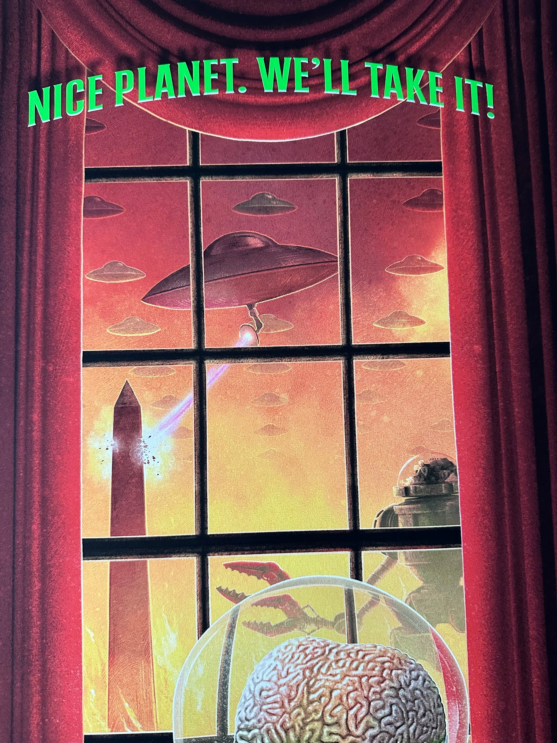 Kevin Wilson - Mars Attacks 24x36 movie poster - detail image 3