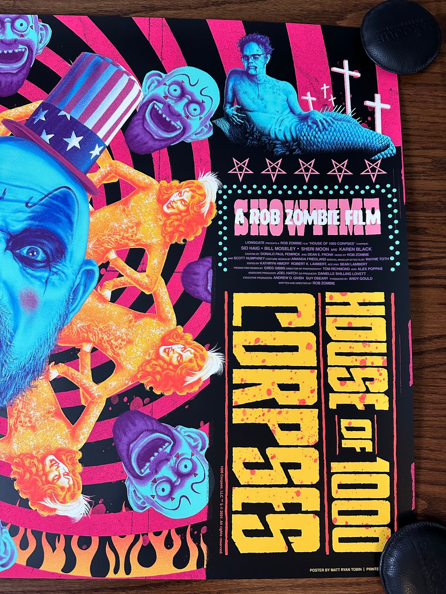 Matt Ryan Tobin – House of 1000 Corpses GID, 36 x 24 in, poster, image 4