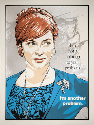 New Flesh – Mad Men Joan Harris Portrait, 18 x 24 in, art print, image 7