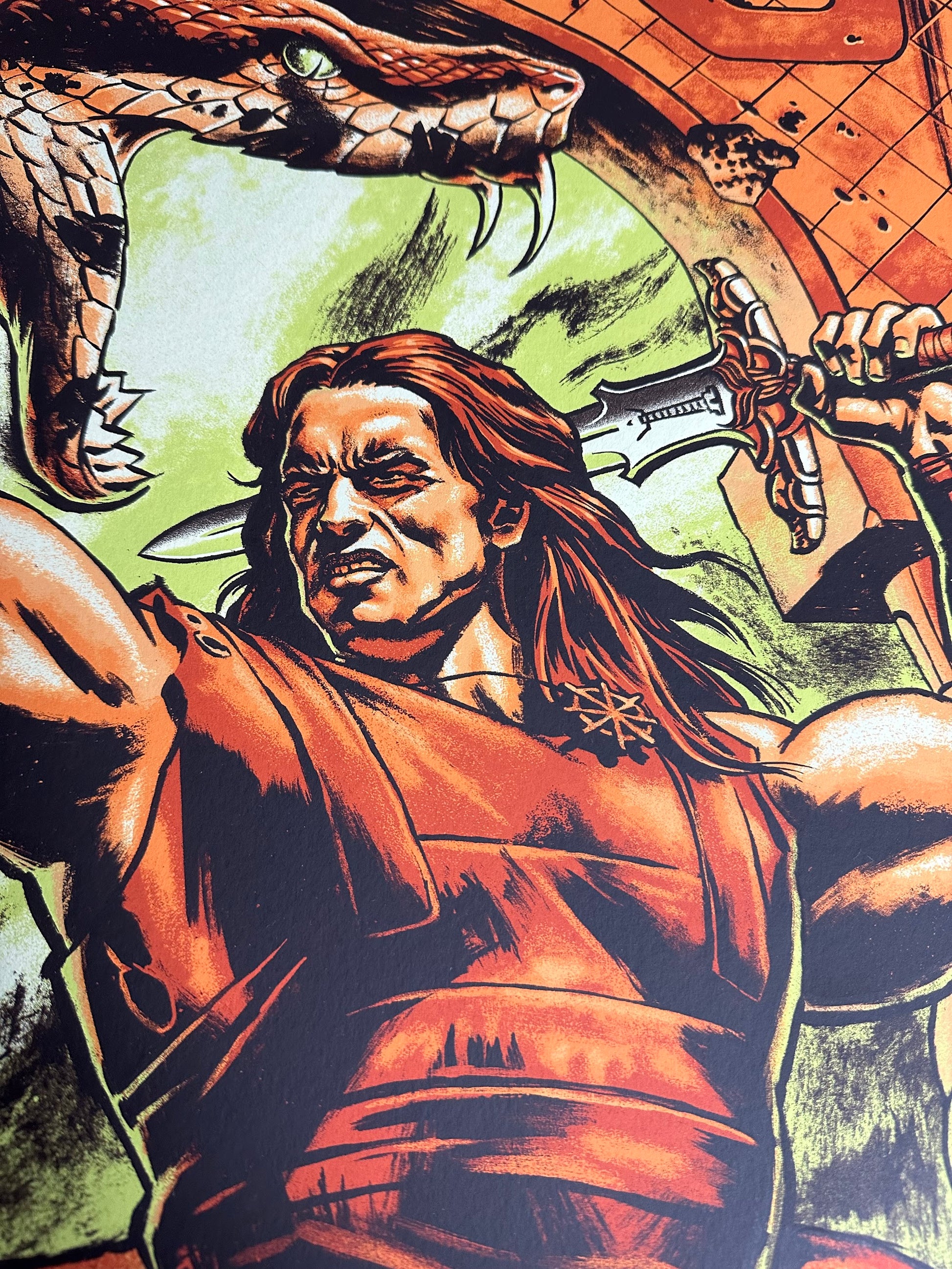 Jason Edmiston – Conan The Barbarian, 24 x 36 in, poster, image 2