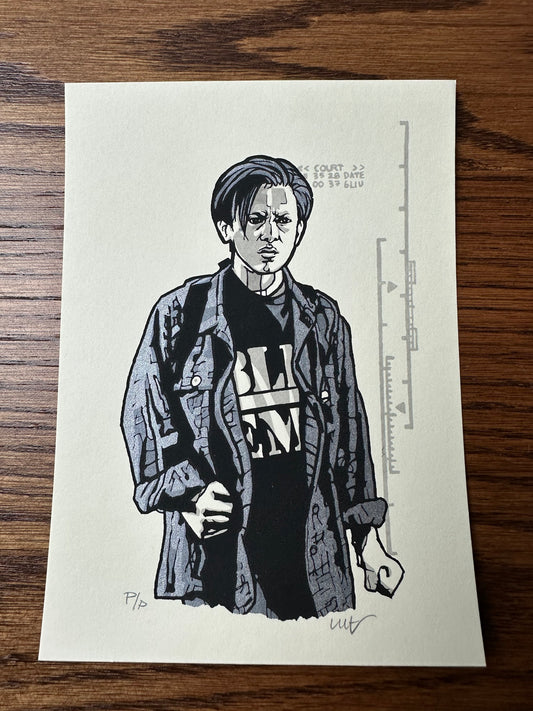 New Flesh – Terminator 2 John Connor Handbill, 5 x 7 in, art print