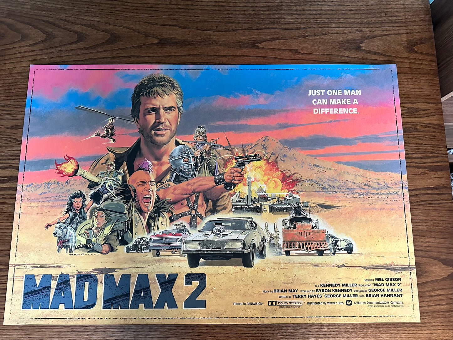 Paul Mann - Mad Max 2 Variant 36x24 movie poster