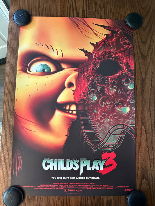 Matt Ryan Tobin – Child's Play 3, 24 x 36 in, poster