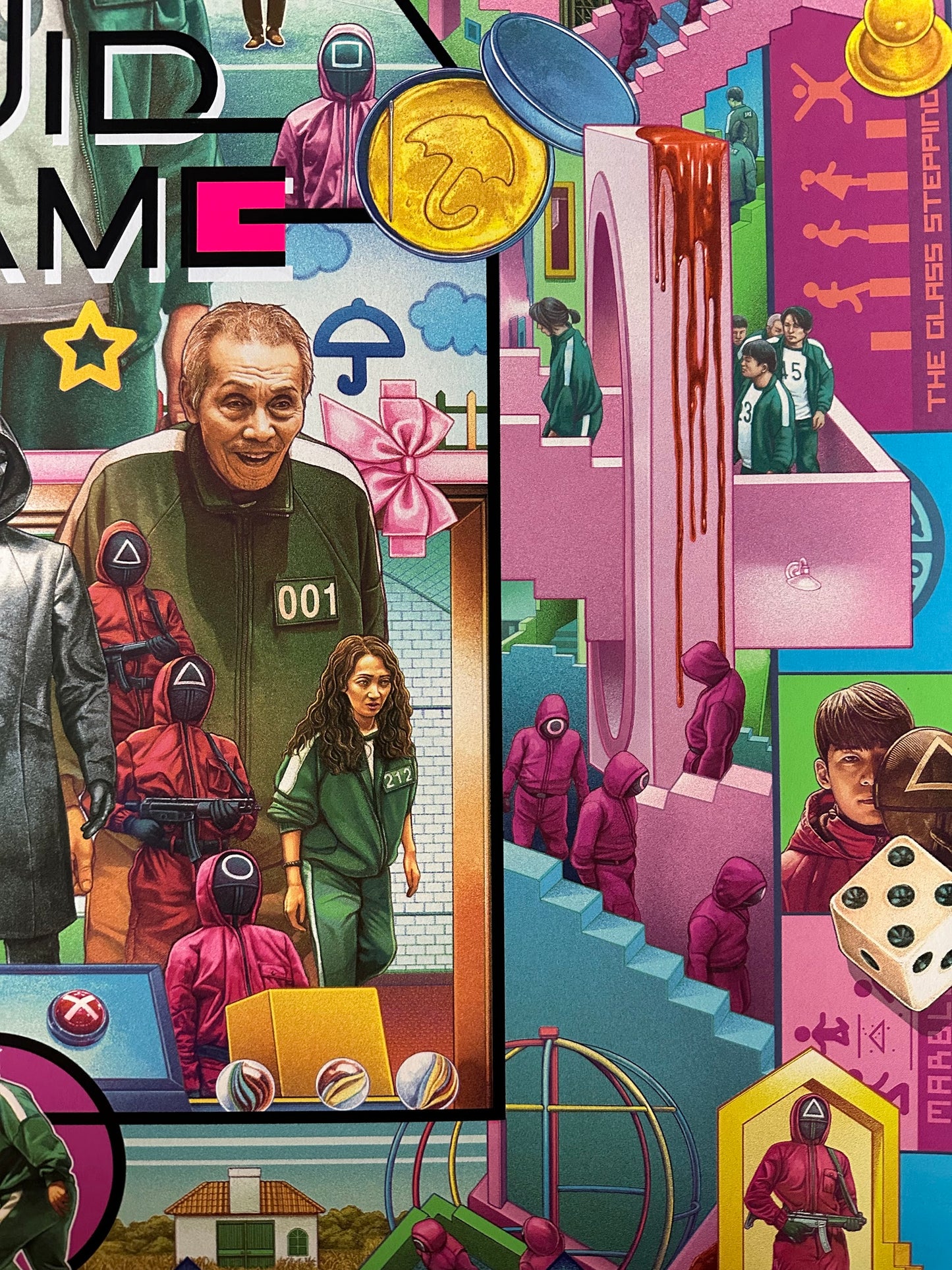 Ise Ananphada - Squid Game 24x36 movie poster - detail image 5