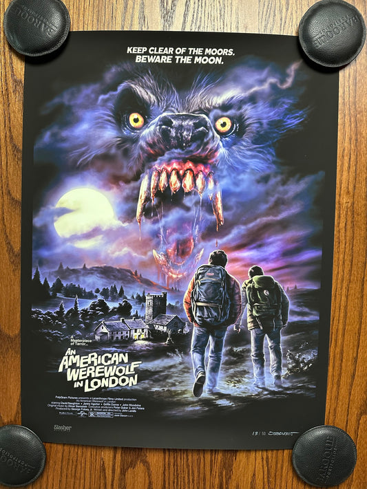 Justin Osbourn – American Werewolf in London, 18 x 24 in, art print
