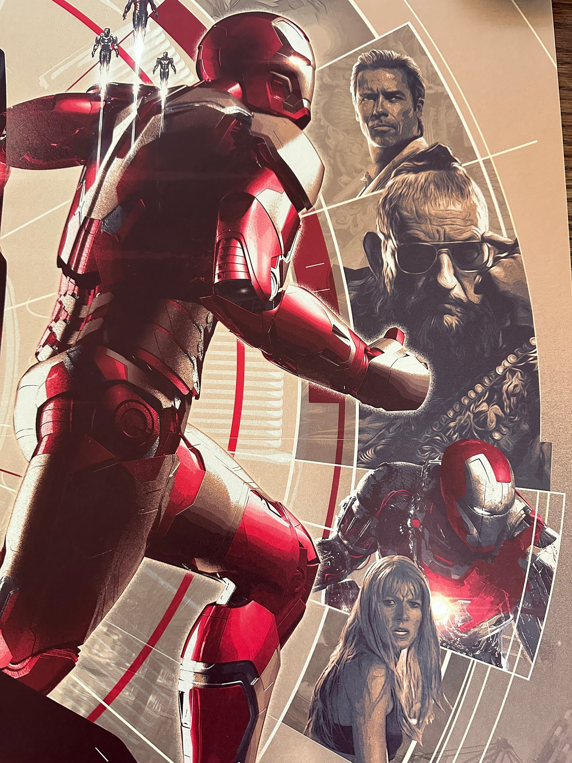 Devin Schoeffler – Iron Man Triptych, 36 x 24 in, poster, image 7