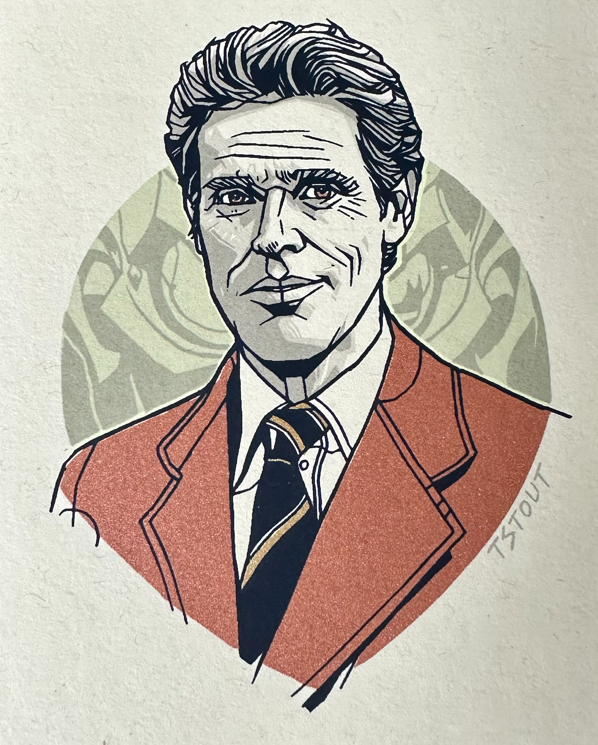Tyler Stout – Pros and Cons Series X Norman Osborn Handbill, 4 x 5 in, art print, image 3