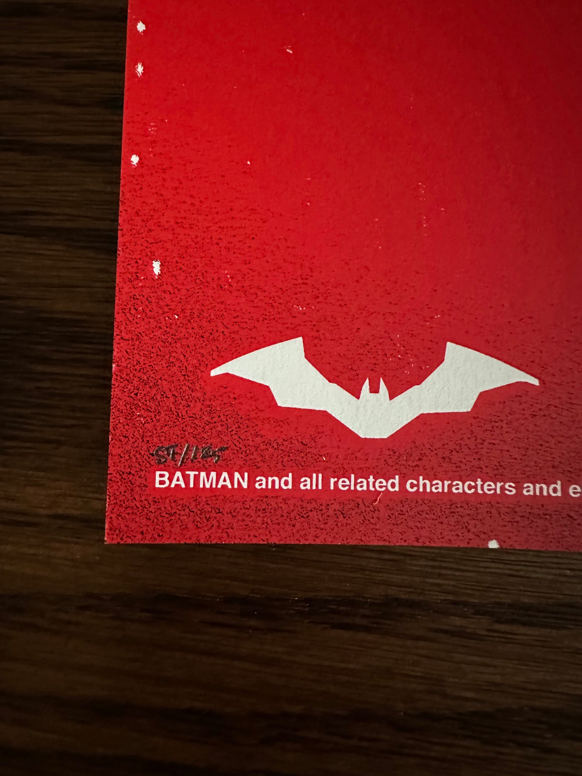 Doaly – The Batman Red Variant, 24 x 18 in, art print, image 4