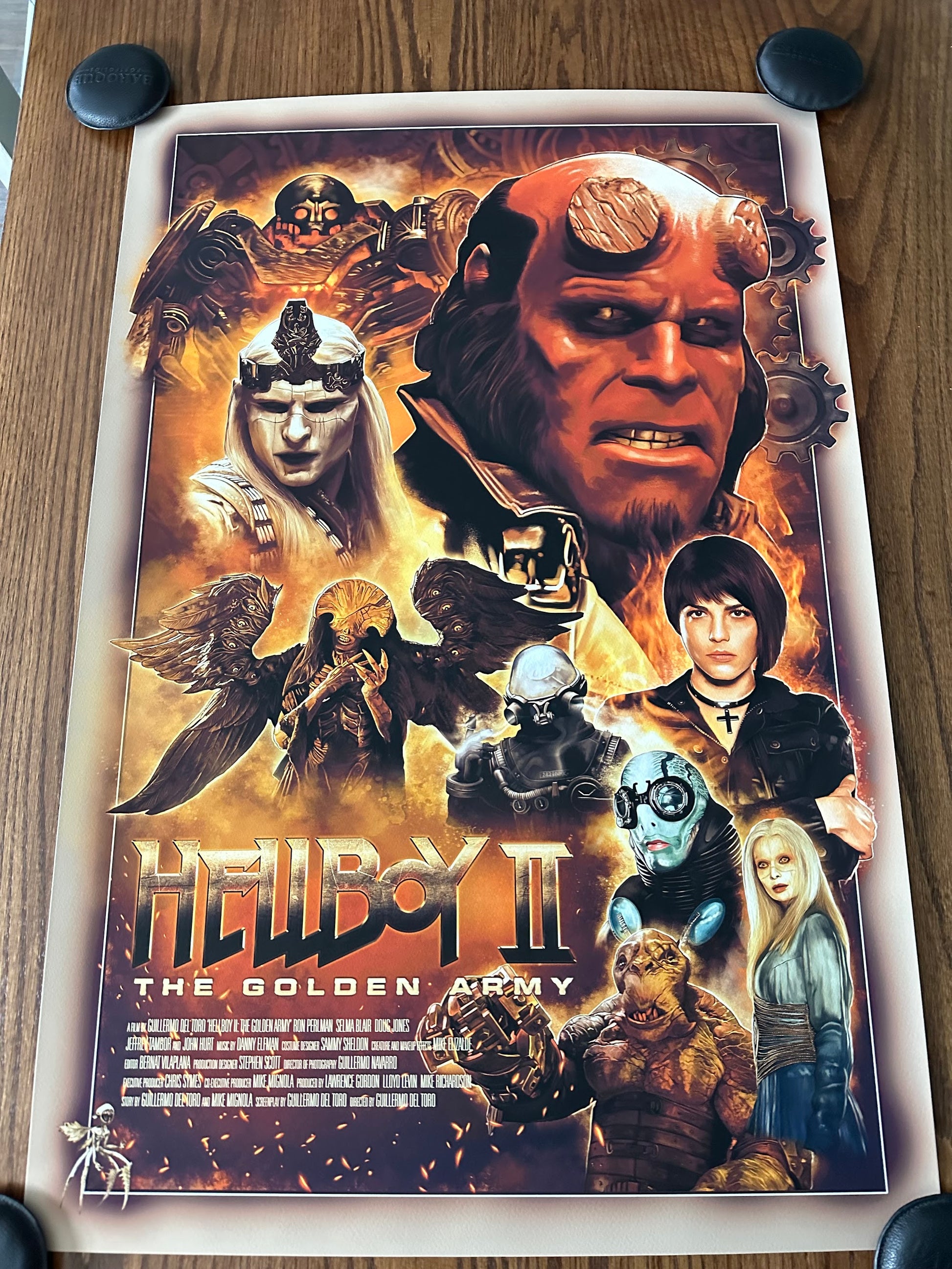 Rich Davies – Hellboy 2 The Golden Army, 24 x 36 in, poster