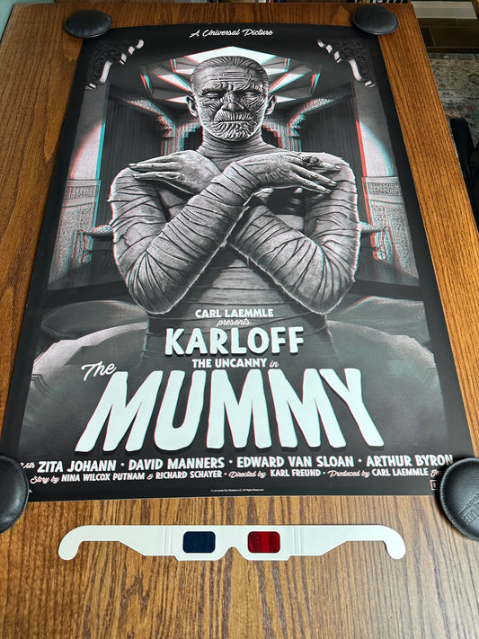 Tom Walker – The Mummy 3D Variant, 24 x 36 in, poster