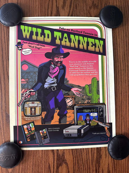 Glen Brogan – BTTF 3 Wild Tannen, 16 x 20 in, art print