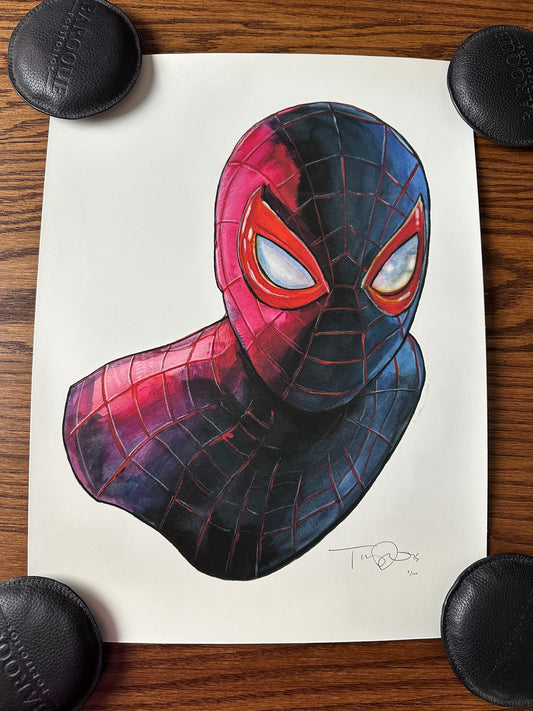 Tim Doyle – Shiny Objects Miles Morales, 8 x 10 in, art print
