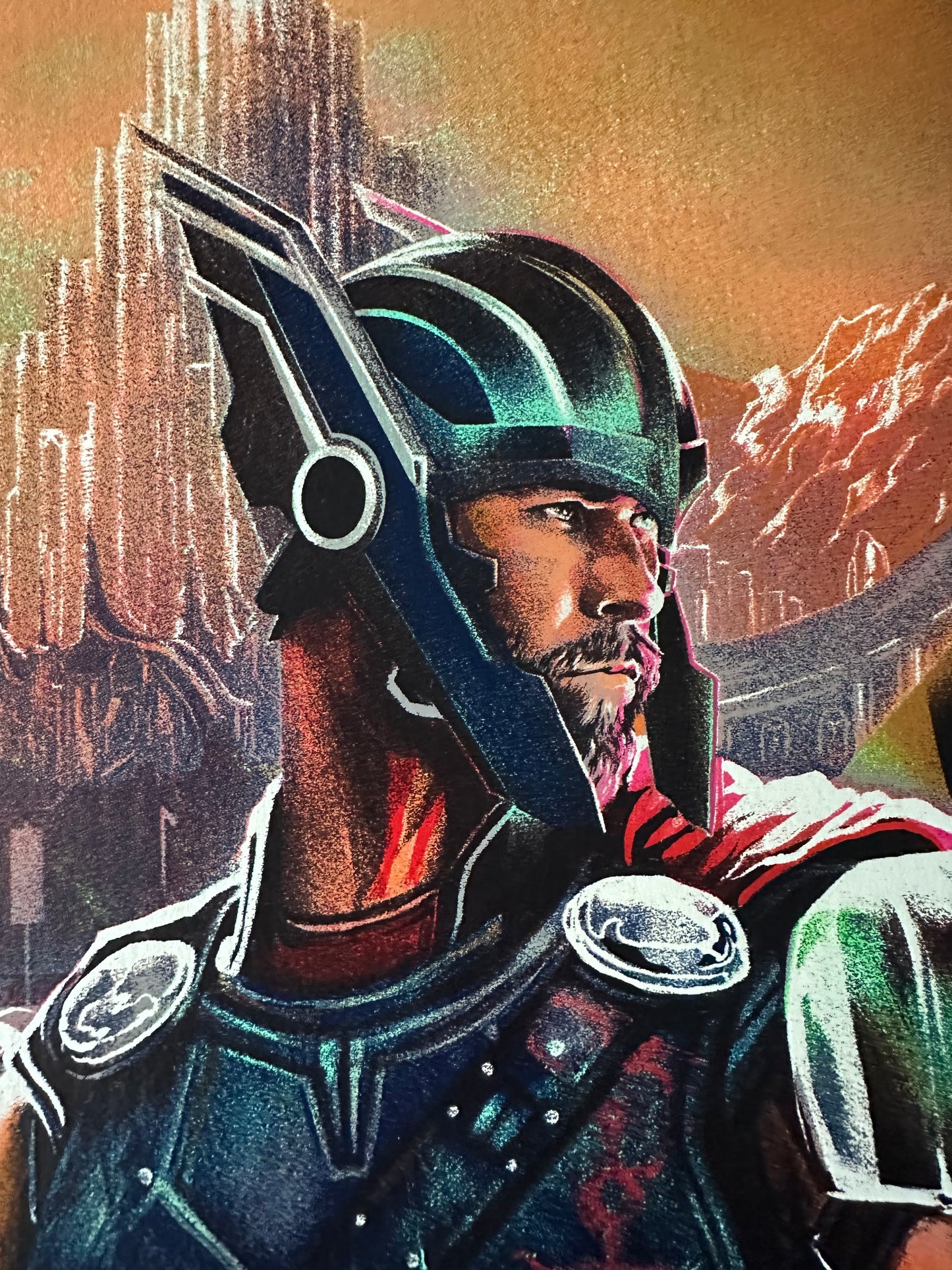 Edz Gatdula - Thor Ragnarock 24x36 movie poster - detail image 2