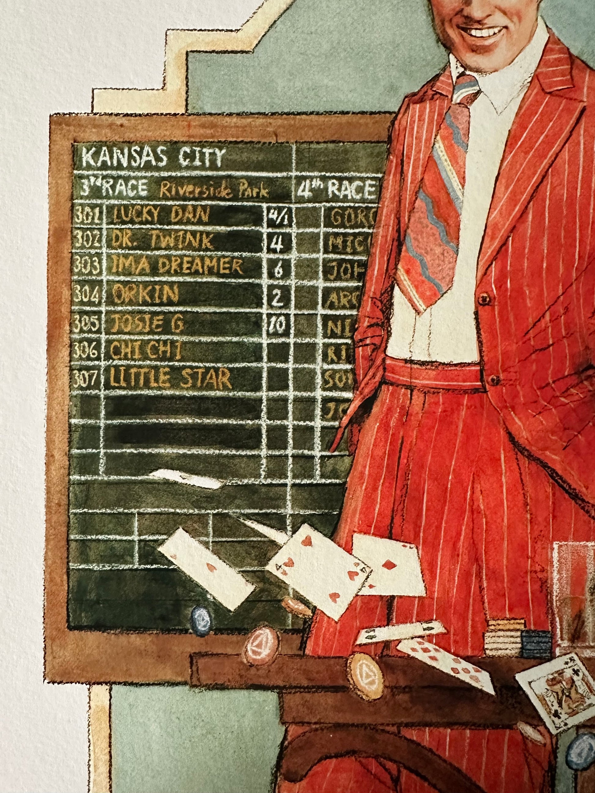 Hans Woody - The Sting Art Print 24x36 movie poster - detail image 3