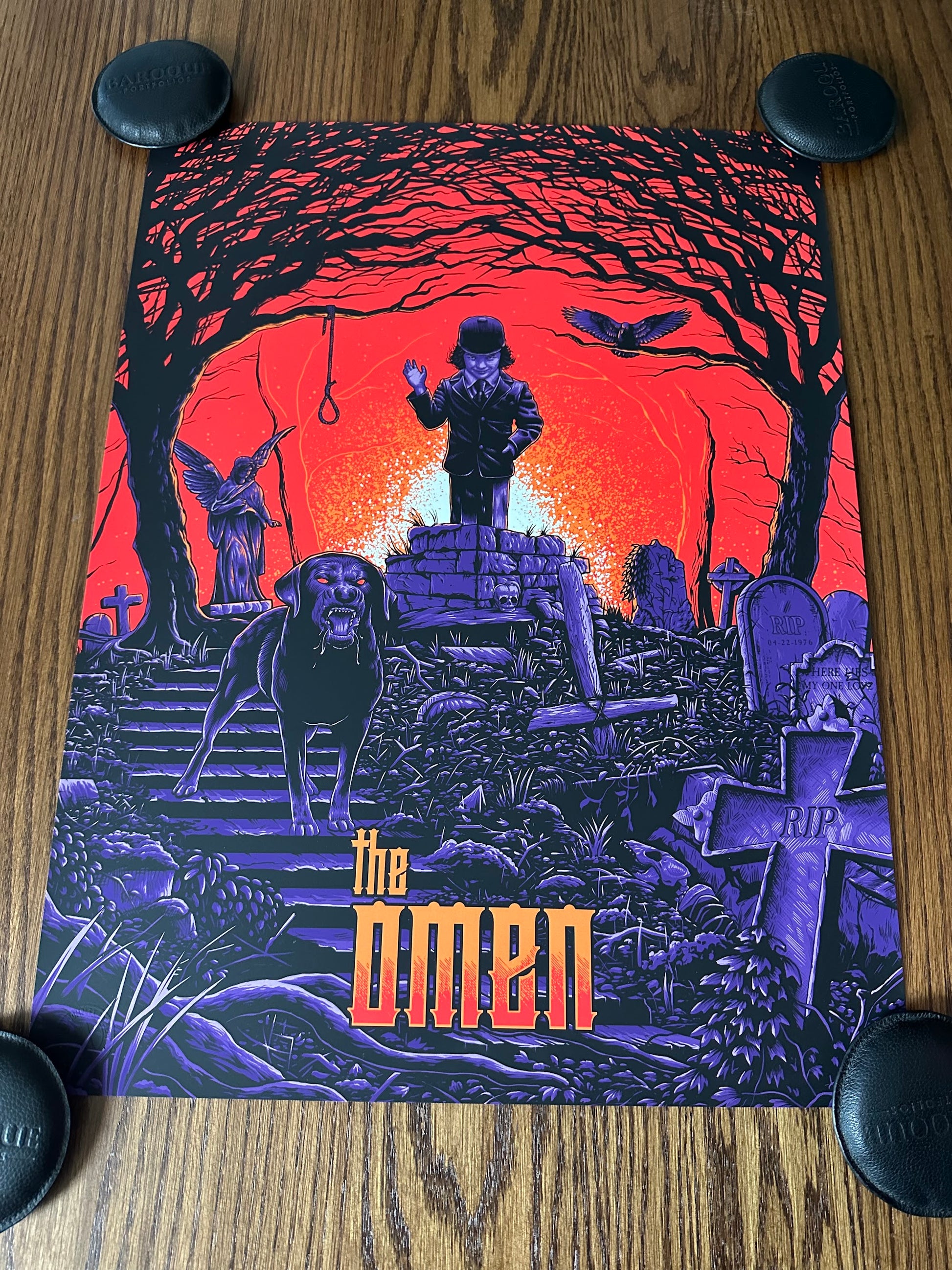Sam Mayle – The Omen, 18 x 24 in, art print