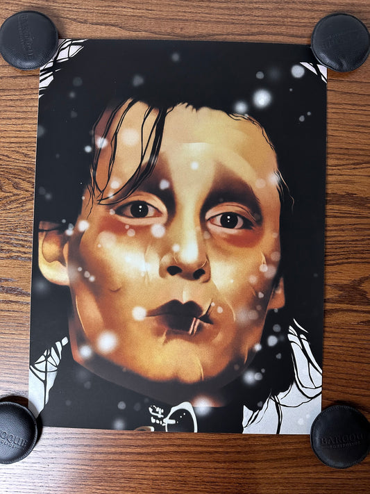 Little Troublemaker – Edward Scissorhands, 18 x 24 in, art print