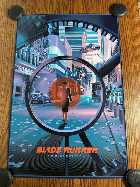 Laurent Durieux – Blade Runner No Expectation Boulevard Variant, 24 x 36 in, poster