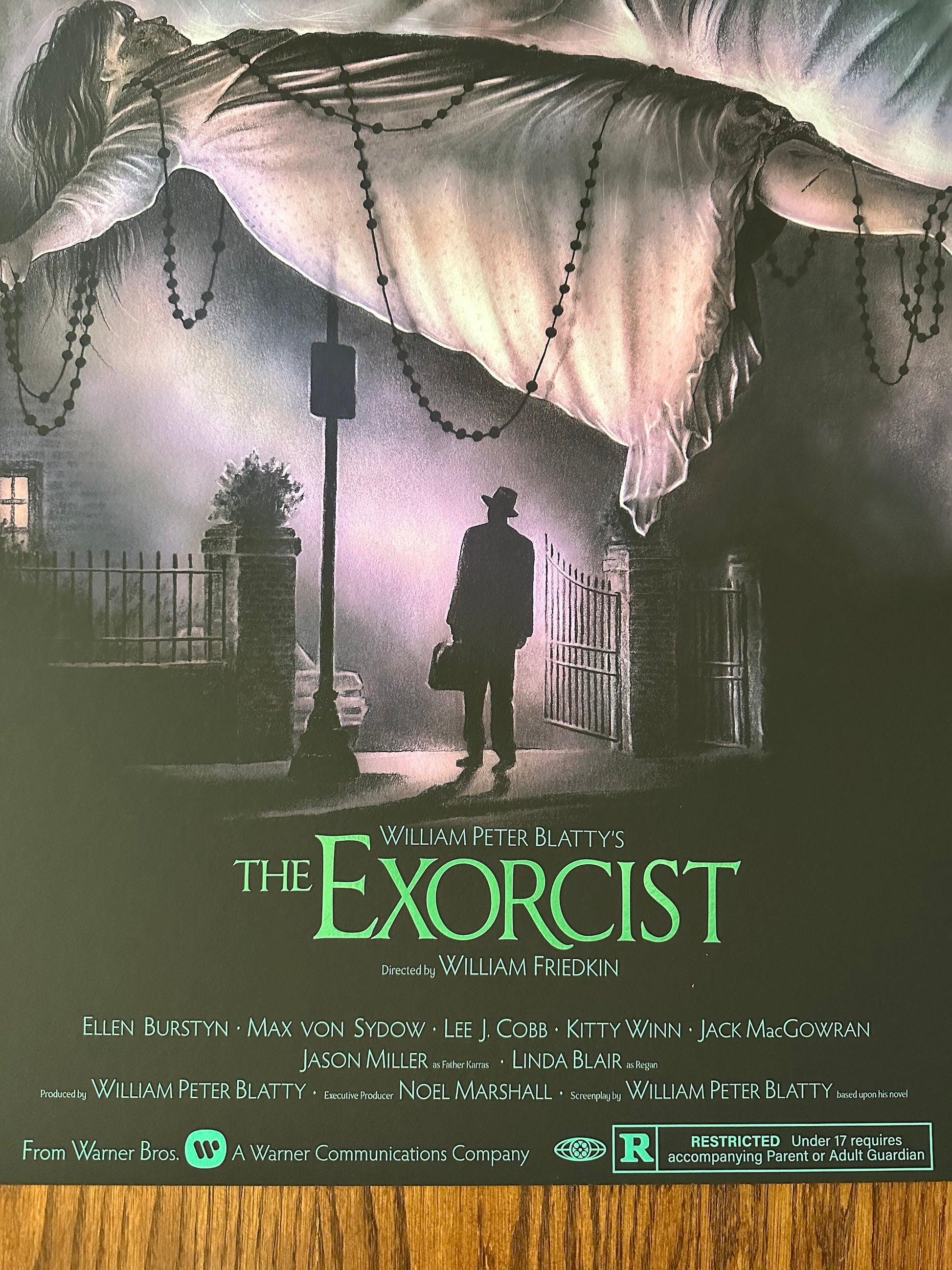 Andrew Rowland – The Exorcist Variant, 24 x 36 in, poster, image 4