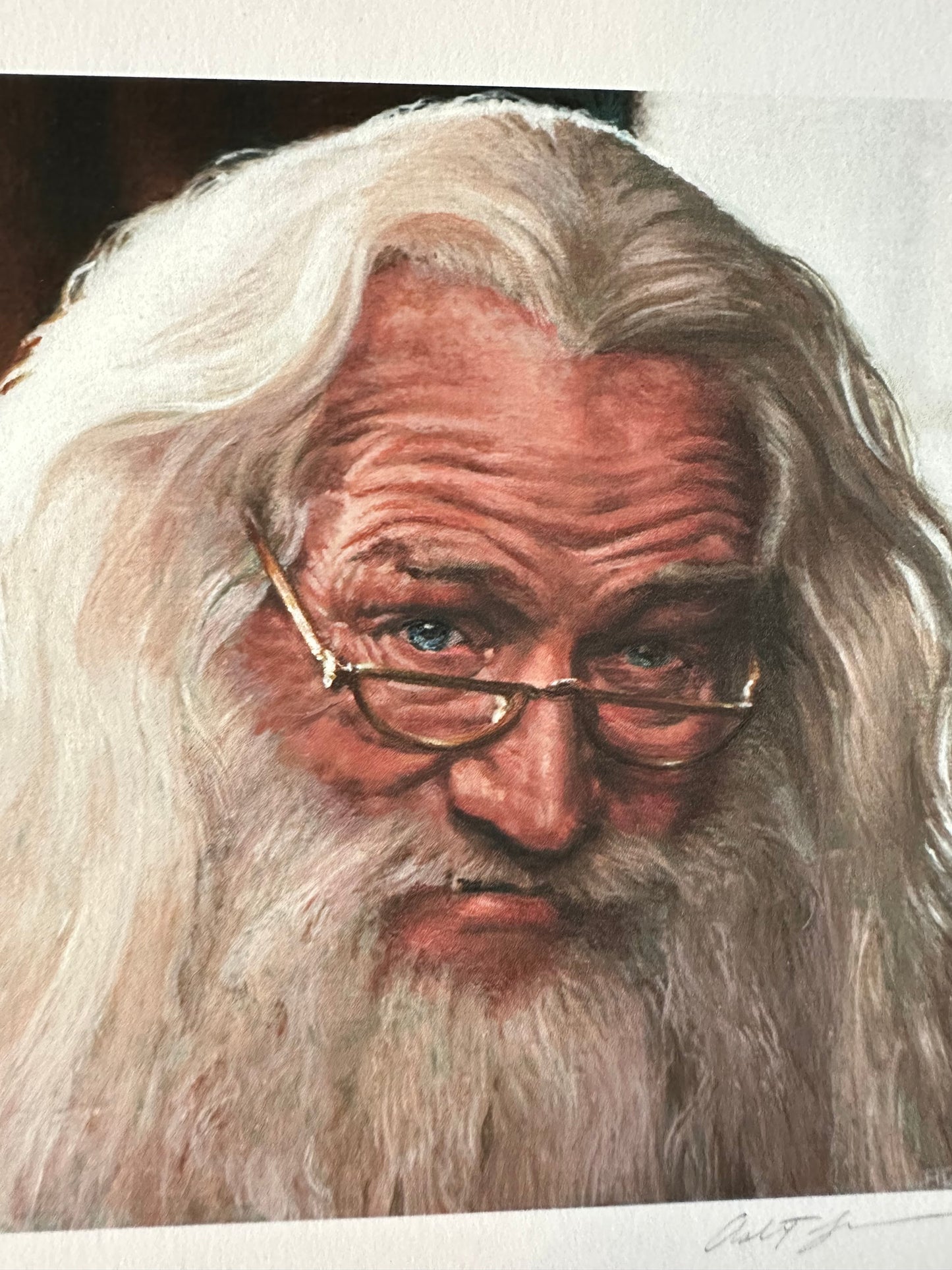 Ashton Gallagher – Harry Potter Dumbledore Portrait, 6 x 6 in, art print, image 2