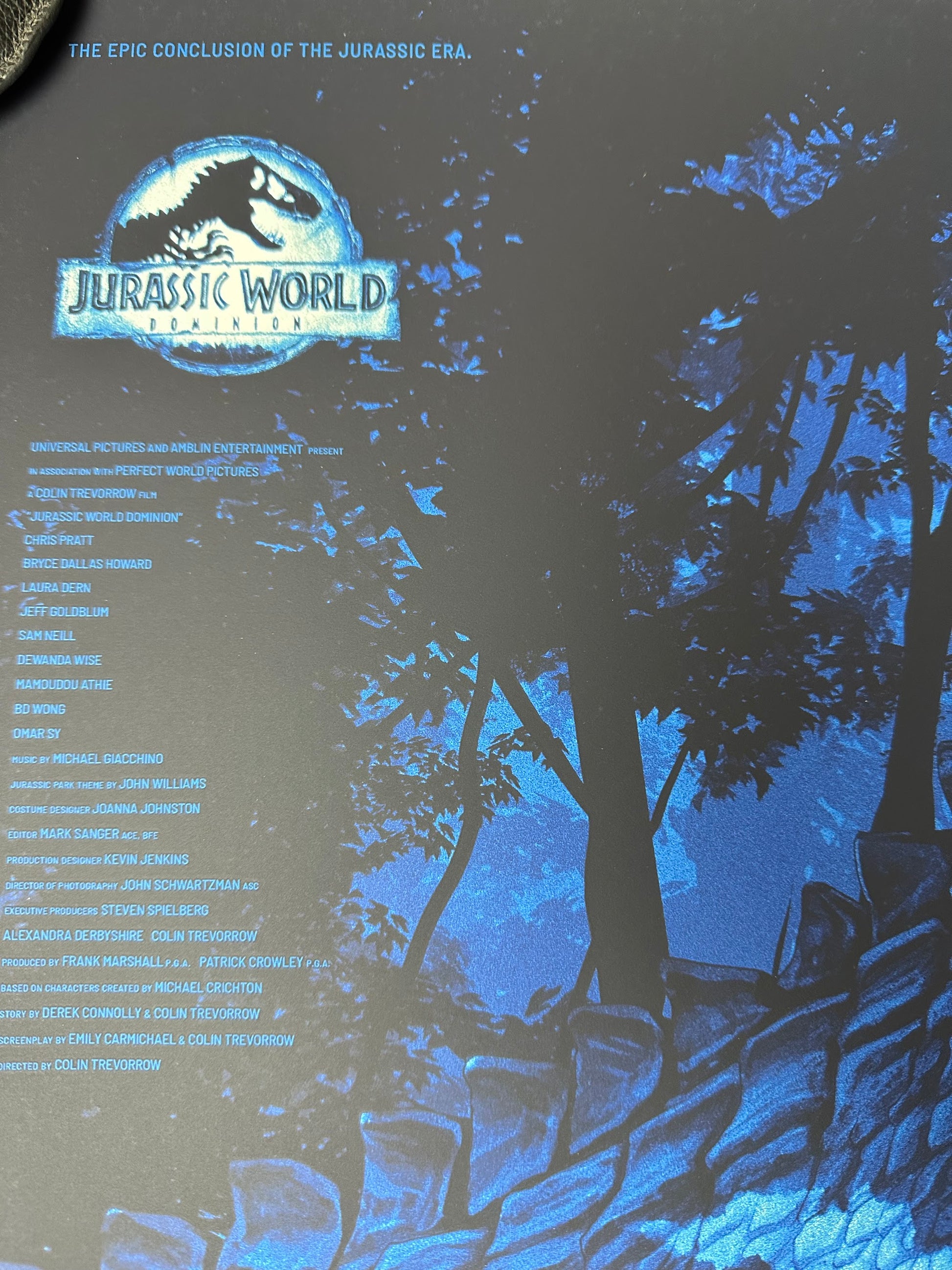 Phantom City Creative – Jurassic World Dominion Variant, 36 x 24 in, poster, image 6