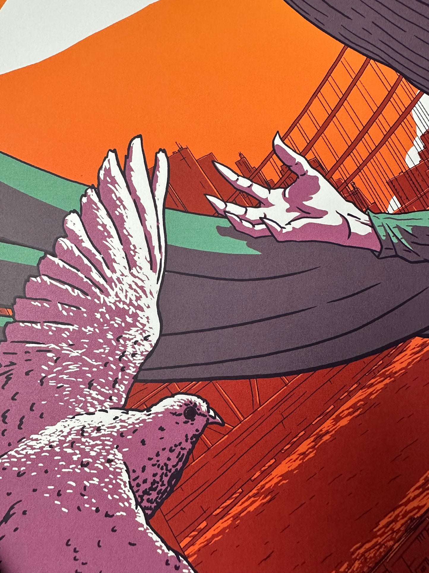 Florey – Spider-Man vs. Vulture, 18 x 24 in, art print, image 4