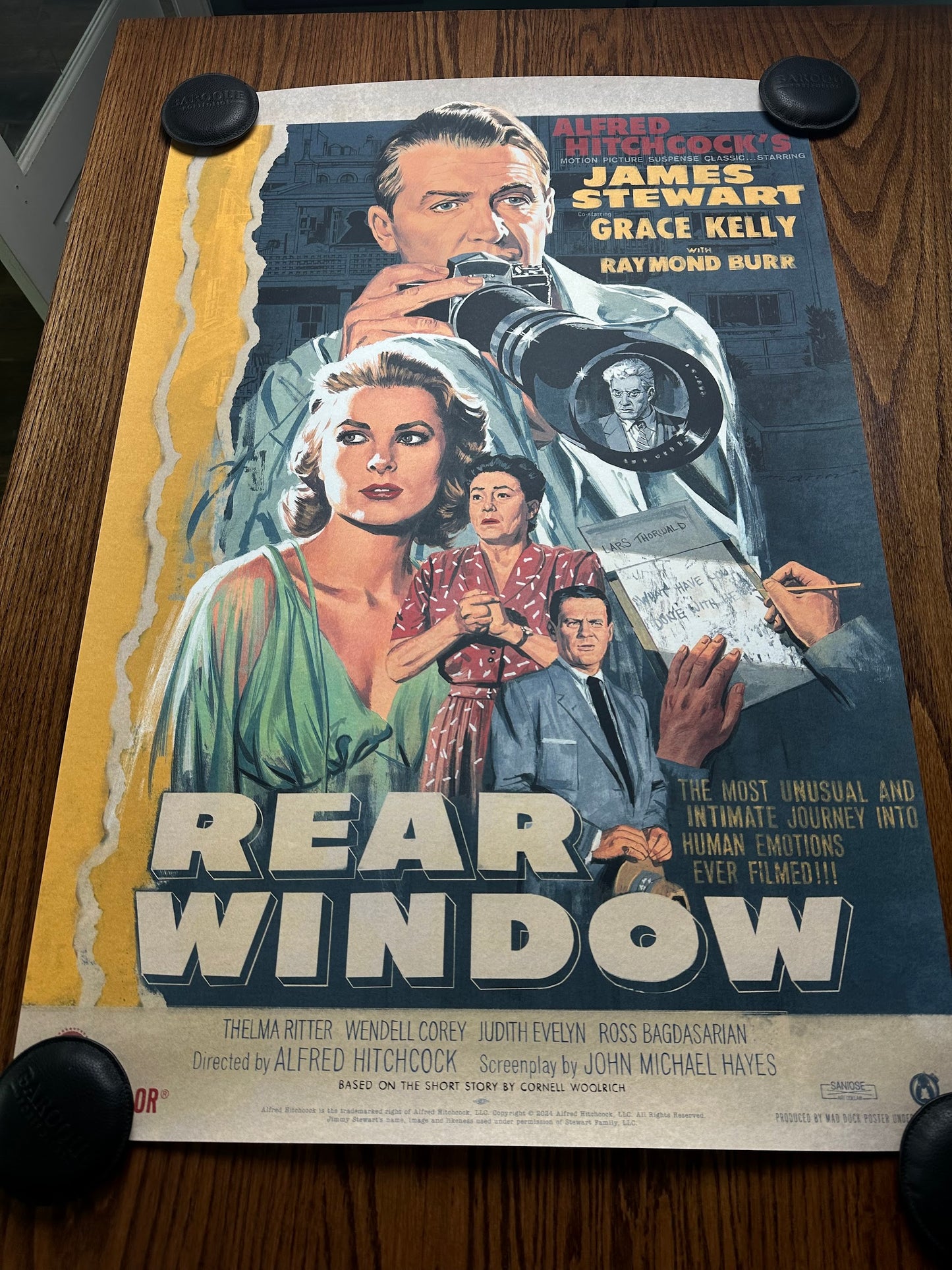 Paul Mann – Rear Window Variant, 24 x 36 in, poster