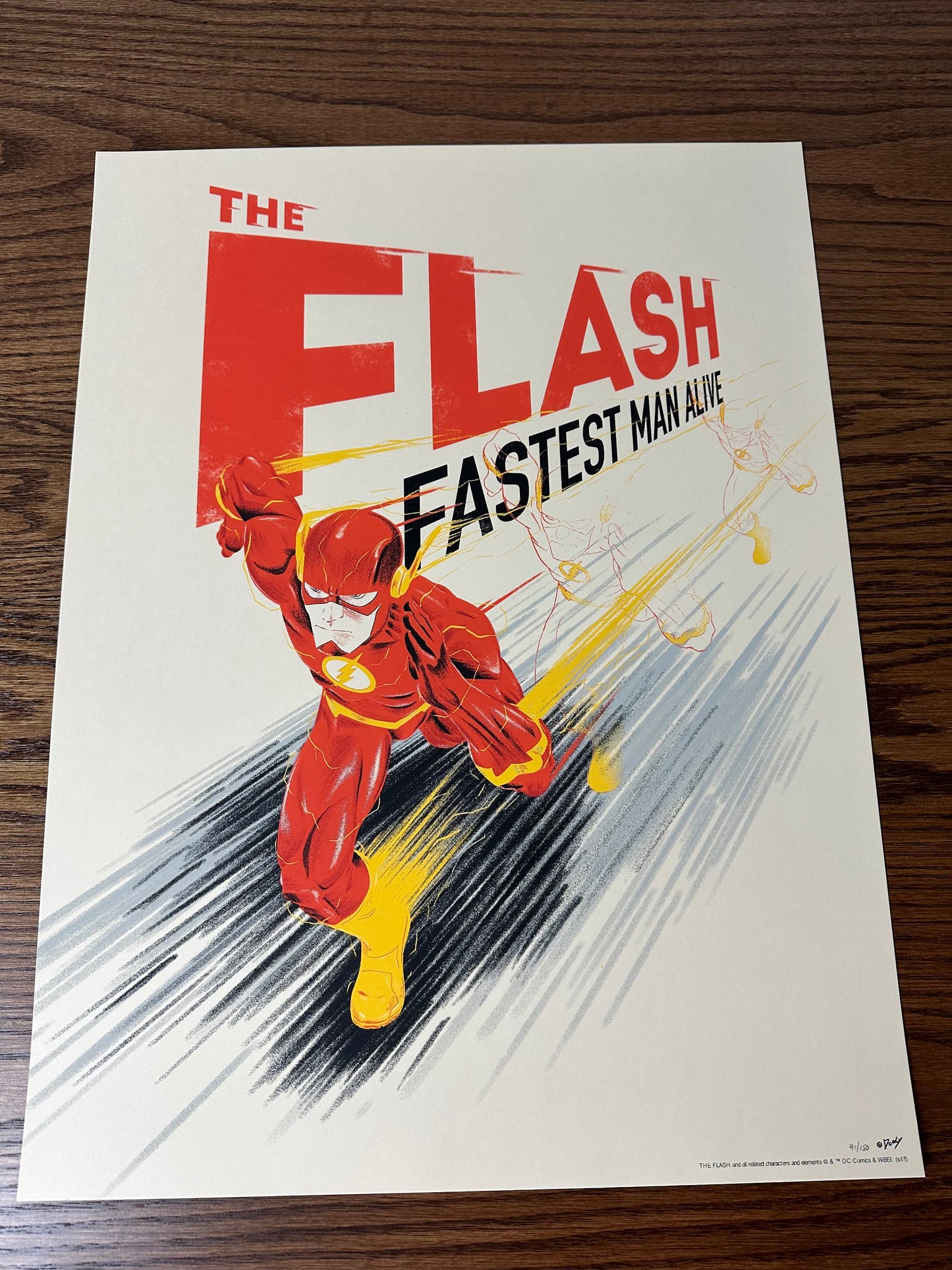 Doaly – The Flash, 18 x 24 in, art print, image 3