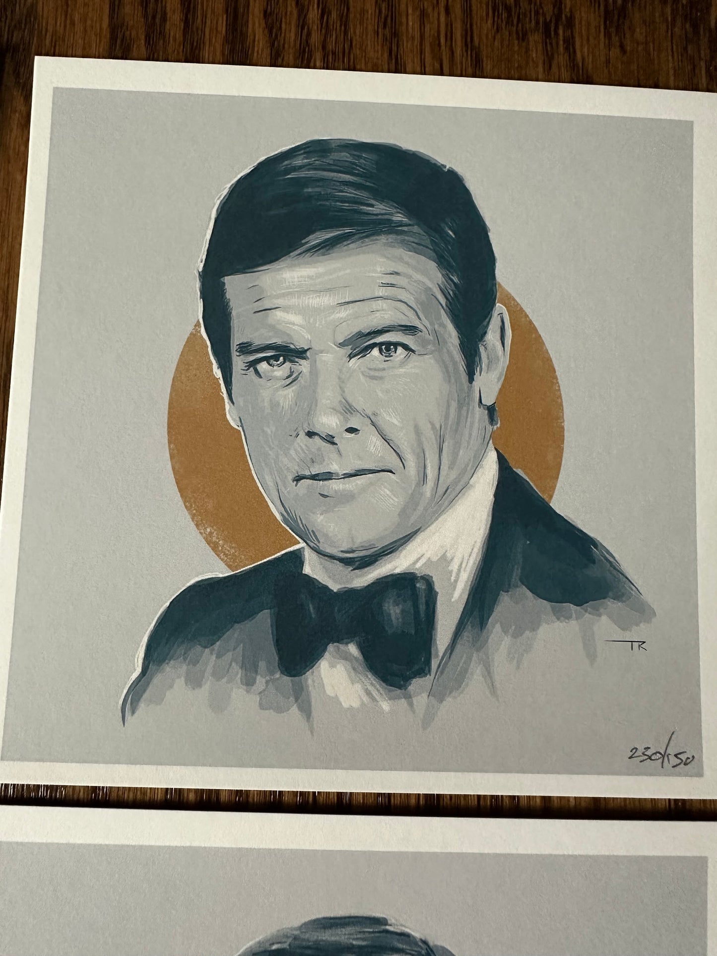 Tom Ralston - James Bond Portrait Set of 6 6x6 art print - detail image 3