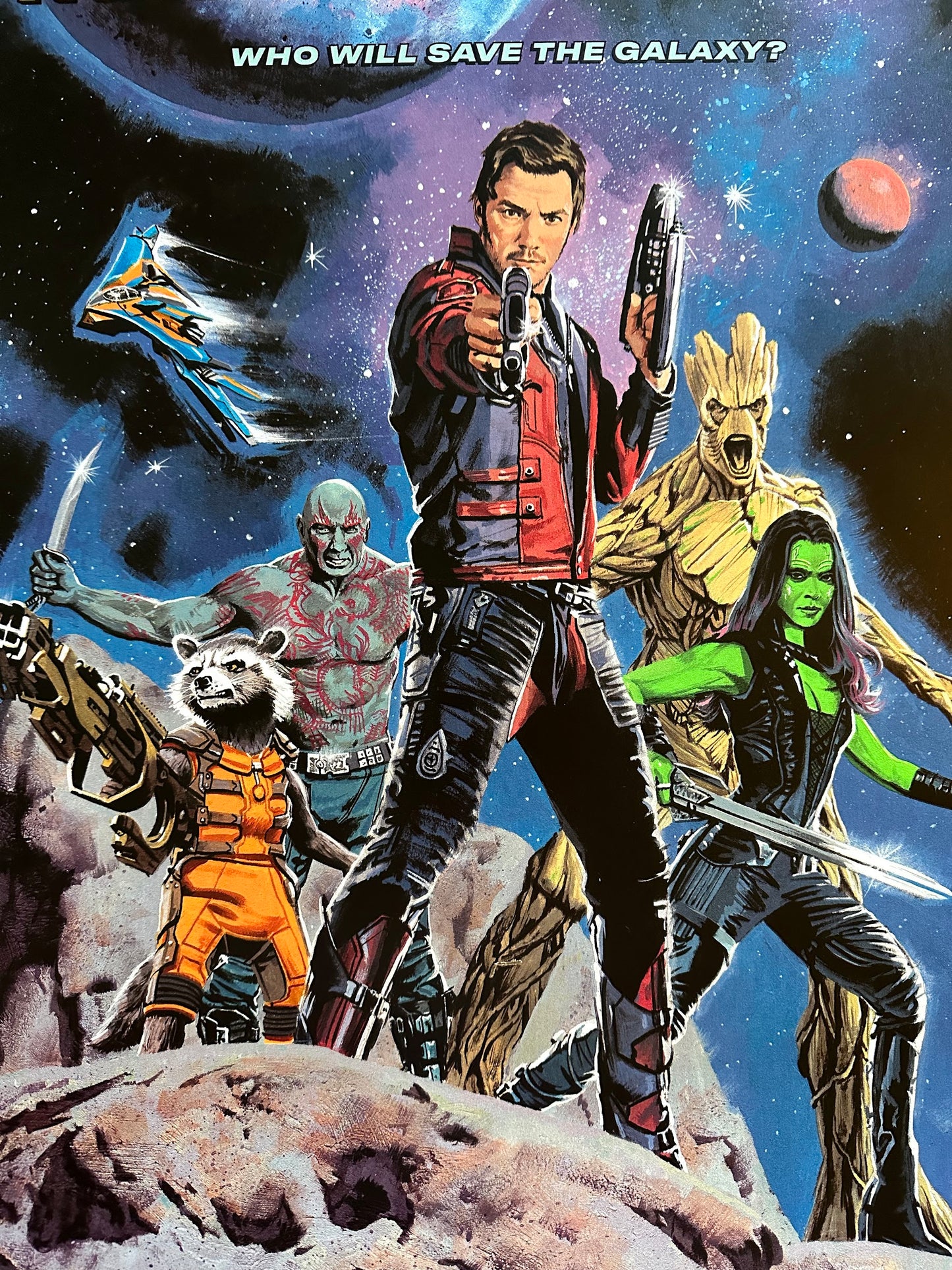 Paul Mann – Guardians of the Galaxy Black, 24 x 36 in, poster, image 3